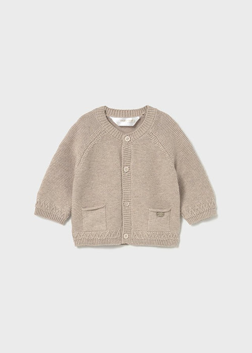 Newborn Boy Thick Winter Wool Cardigan