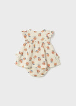 Newborn Floral Cotton Dress Set