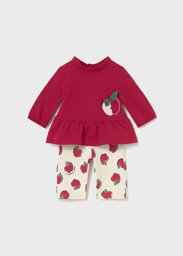 Newborn Girl 2 - Piece Apple Tracksuit