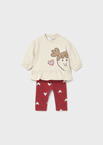 Newborn Girl 2 - Piece Leggings Set