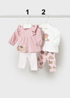 Newborn Girl 2 - Piece Leggings Set