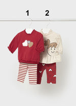 Newborn Girl 2 - Piece Leggings Set