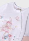 Newborn Girl 3 Piece Cotton Babysuit Set