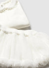 Newborn Girl 3 - Piece Ivory Skirt Set