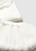Newborn Girl 3 - Piece Ivory Skirt Set