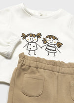 Newborn Girl 3 - Piece Tracksuit with Jacket