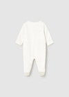 Newborn Girl Cream Fairy Print Cotton Pyjamas
