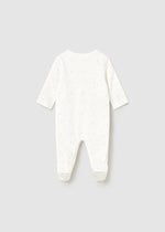Newborn Girl Cream Fairy Print Cotton Pyjamas