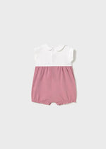 Newborn Girl Embroidered Romper