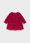 Newborn Girl Festive Polka Dot Dress