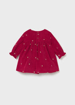 Newborn Girl Festive Polka Dot Dress