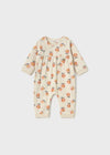 Newborn Girl Floral Print Long Bodysuit