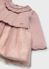 Newborn Girl Knitted Tulle Dress