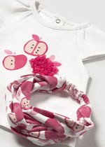 Newborn Girl Leggings Set with Headband