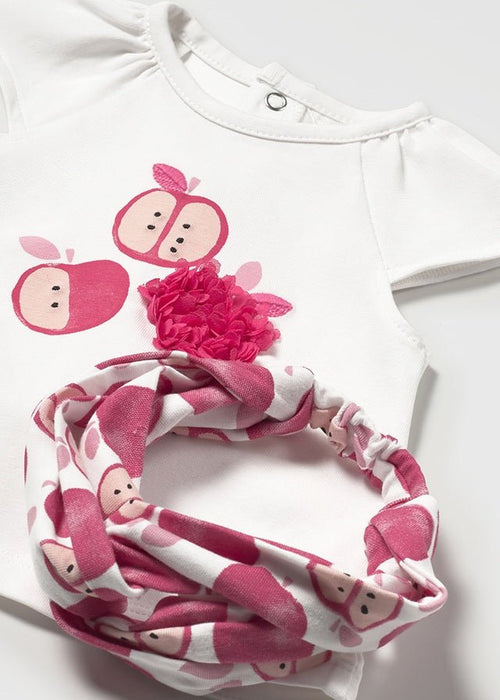 Newborn Girl Leggings Set with Headband