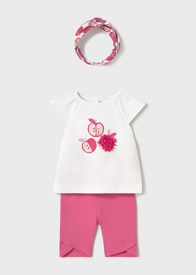 Newborn Girl Leggings Set with Headband