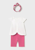 Newborn Girl Leggings Set with Headband