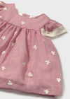 Newborn Girl Pink Dress with Knickers