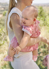 Newborn Girl Pink Dress with Knickers