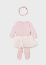 Newborn Girl Pink Fairy Tutu Bodysuit Set