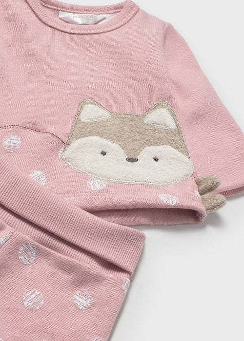 Newborn Girl Pink Fox 2 - Piece Set