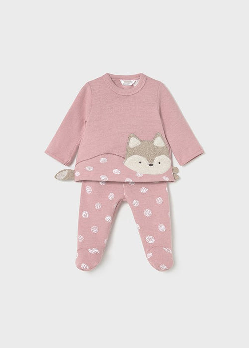 Newborn Girl Pink Fox 2 - Piece Set