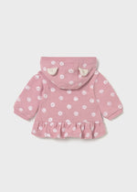 Newborn Girl Pink Fox 3 - Piece Tracksuit