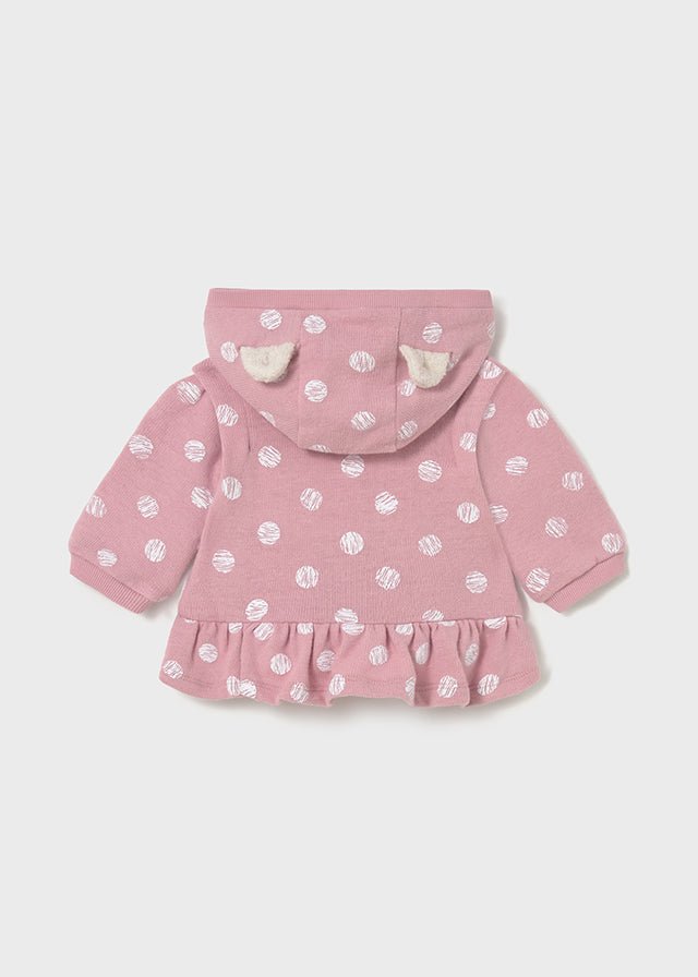 Newborn Girl Pink Fox 3 - Piece Tracksuit