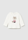 Newborn Girl Pink Fox 3 - Piece Tracksuit
