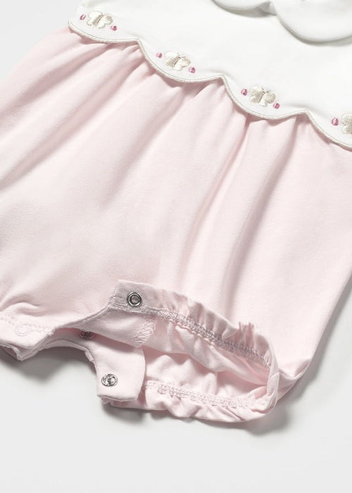 Newborn Girl Pink Romper