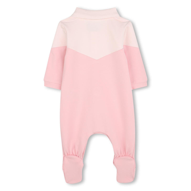 Newborn Girl Soft Pink Babygrow