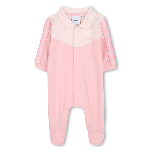 Newborn Girl Soft Pink Babygrow