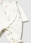 Newborn Girl Velour Onesie – Pink or Cream