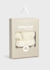 Newborn Unisex Knitted Hat & Mittens Set – Cream