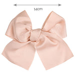 NUDE Hair Clip With Large Grossgrain Bow