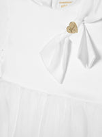 Of White Baby Girl Satin Dress & Panties Set