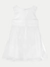 Of White Baby Girl Satin Dress & Panties Set