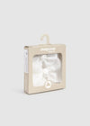 Off White Lace Organza Headband & Clip Set