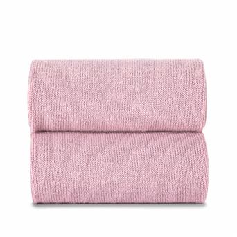 PALE PINK Girls Scarf with Velvet Bow