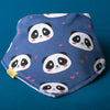 Panda love organic cotton DribbleBoo bandana bib