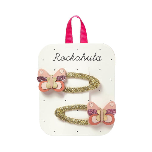 Patchwork Butterfly Clips