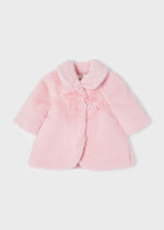 Pink Baby Girls Plush Coat (mayoral)