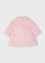 Pink Baby Girls Plush Coat (mayoral)