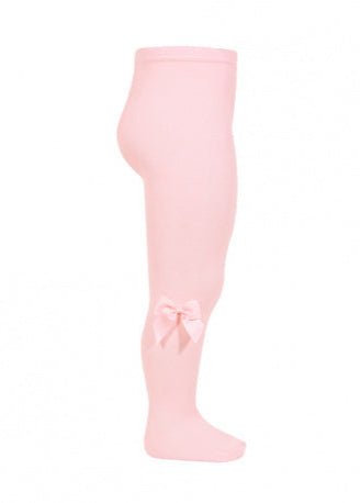PINK Cotton Tights with Pink Grosgrain Bow (A/W)