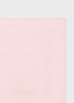 Pink Daisy Print Gauze Baby Blanket