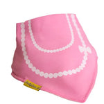 Pink Fancy Little Lady Organic Cotton DribbleBoo Bandana Bib