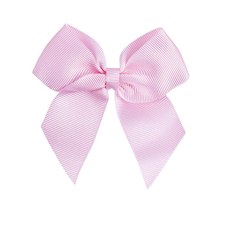 PINK Hair Clip With Grosgrain Bow (7cm) (Condor) - CottonKids.ie - Condor - Girl - Hair Accessories