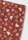 Pink Heart Cotton Leggings