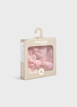 Pink Lace Organza Headband & Clip Set