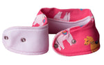 Pink Llamas Organic Cotton DribbleBoo Bandana Bib